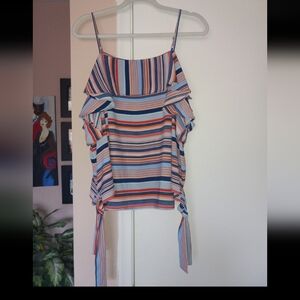 Skies are blue woman's top